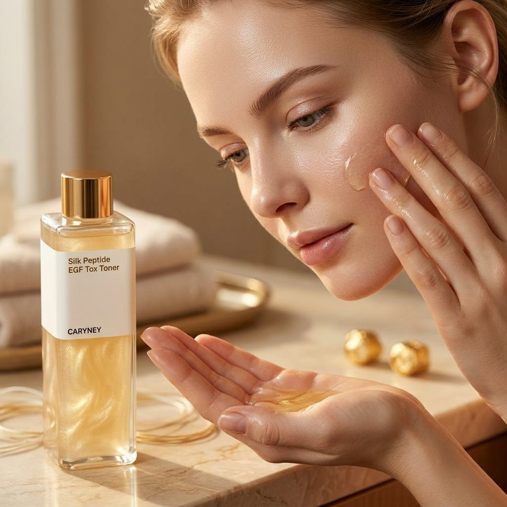 Firmer, Smoother Skin Starts with Caryney's Silk Peptide Toner